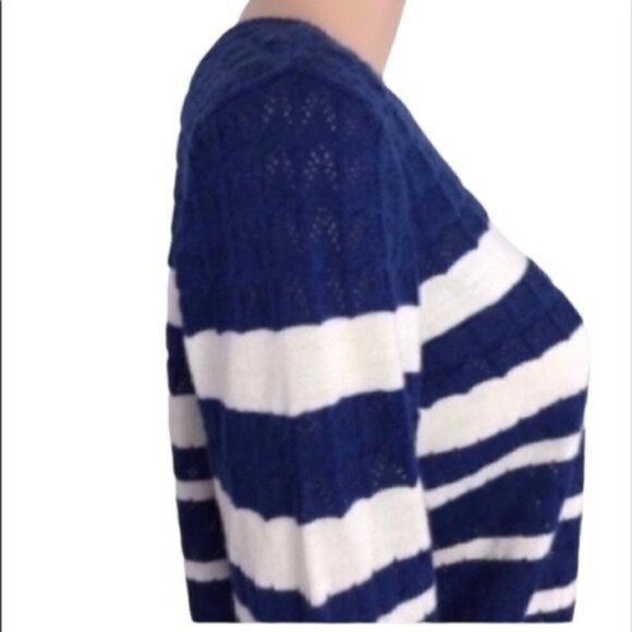 Soft Joie Billy striped knit cropped pullover sweater Size Large - Picture 5 of 7